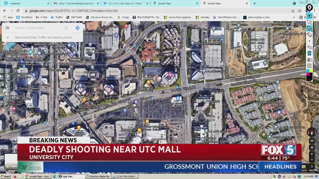 Woman Killed In Shooting Near UTC Mall - YouTube