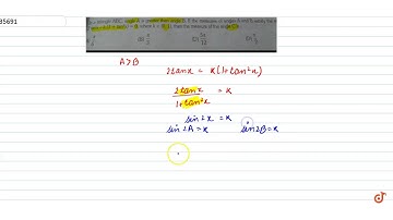 In a triangle ABC, angle A is greater than angle B. If the measures of angles A and B satisfy t...