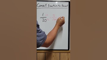 Converting Fraction To Percent #math #mathematics #maths