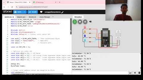 Proyek IoT Monitoring Suhu & Kelembaban dengan ESP32, Sensor DHT22, dan Blynk