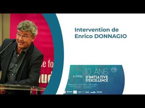 10 ans de l'IDEX | Intervention de Enrico DONNAGIO