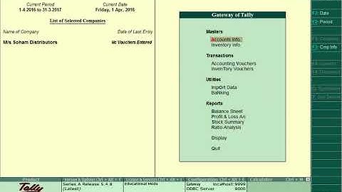 Godown/ Inventory  advance configuration in tally