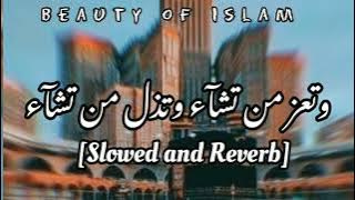 Wa Tu izzu man Tasha slowed and reverb hamd (Beauty of Islam)