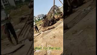 Pile Reinforcement work. See what happen at the last.
