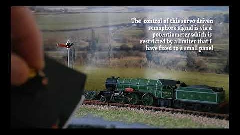 N gauge (1:148 scale) Model Railway working signals - British Outline