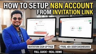 How to Setup n8n Account From Invitation Link | n8n Bangla Tutorial