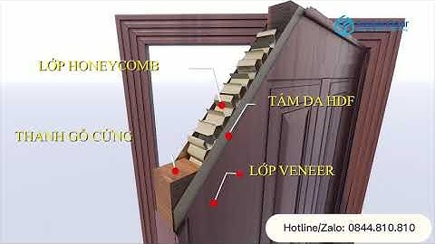 Cấu tạo cửa gỗ công nghiệp HDF