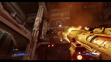 DOOM - Imp chainsaw kill (SLOW MOTION)