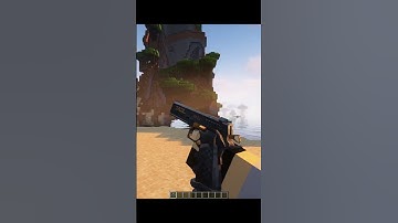 Minecraft Gun Inspect Animation | [TaCZ] Timeless and Classics Zero | #minecraft #shorts