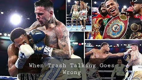 When Trash Talking goes wrong Devin Haney vs George Kambosos