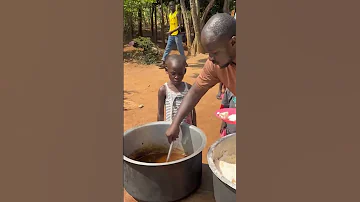 Watch Their Faces After Eating Posho Meat 