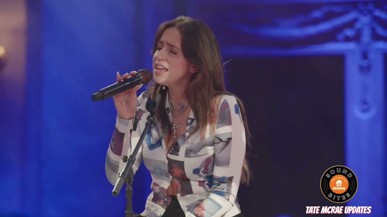 Tate McRae - bad ones (acoustic live)