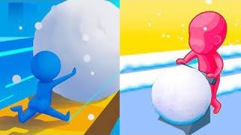 🍎Snow Ball Run - All Gameplays (Android, iOS) Part 01 | 2023