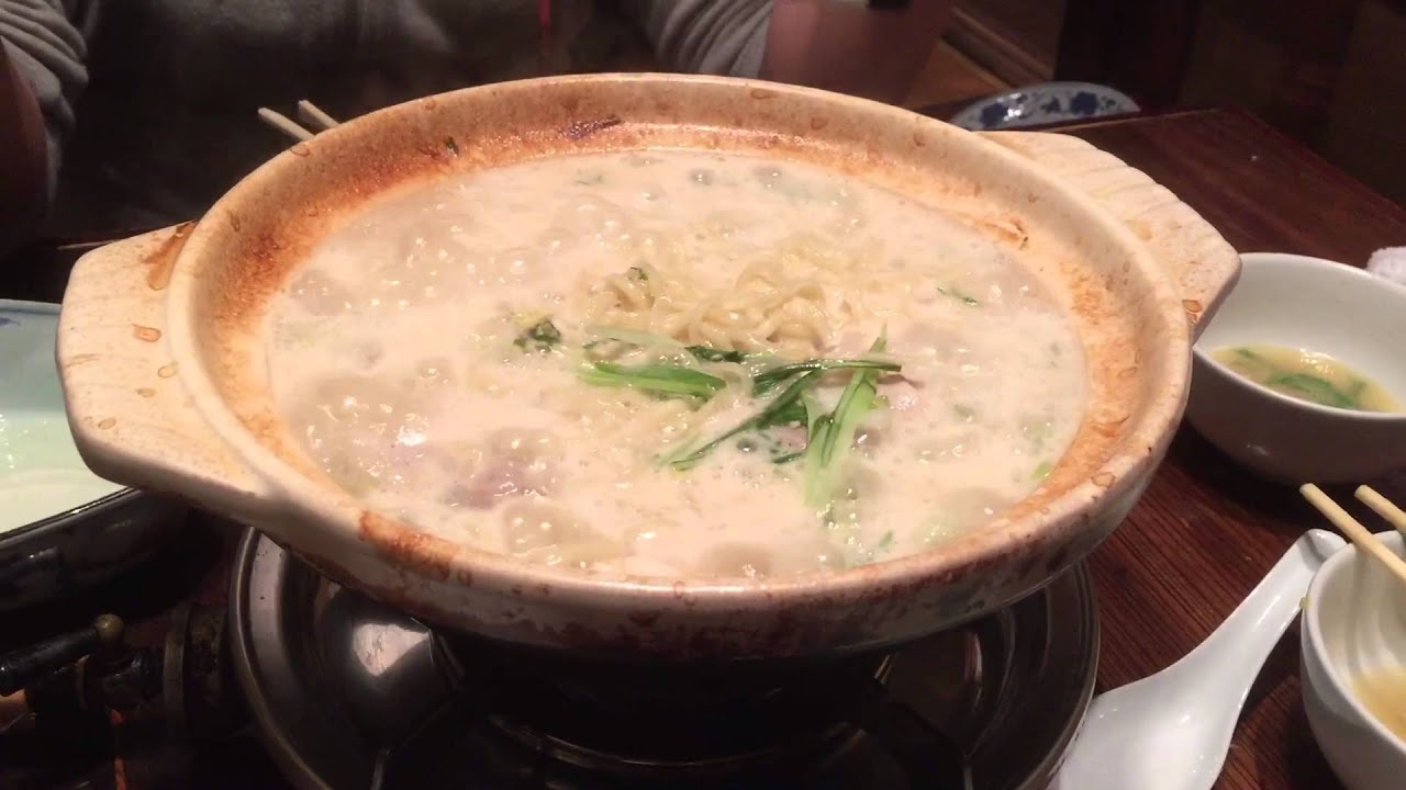 京都先斗町【柚子元】締めの柚子鍋ラーメン - YouTube