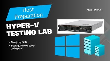 Hyper-V testing lab: Host Prep