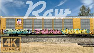 4k RAW Freight Trains: Featuring CN & CPKC (40 Minutes)