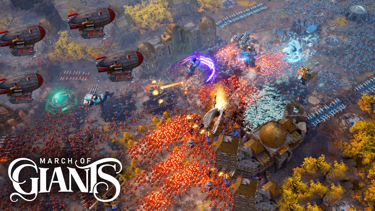 March Of Giants - New Massive Scale MOBA - Gameplay & New Build Guide