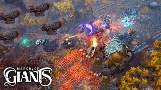 March Of Giants - New Massive Scale MOBA - Gameplay & New Build Guide