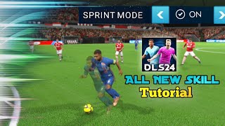 Dream League Soccer 2024 Every Skill Tutorial Advanced | DLS 24 Sprint Mode🔥 screenshot 4