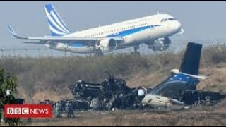 kathmandu airplane landing difficult