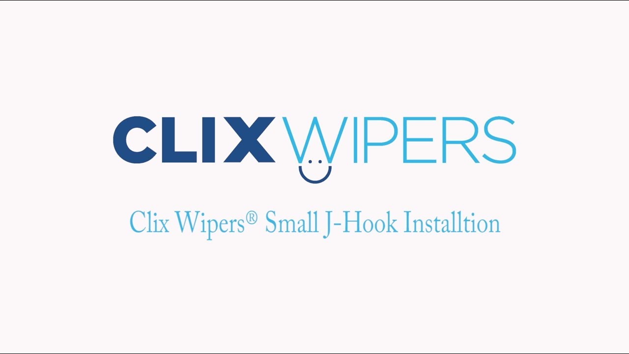 Small J Hook Installation - Clix Wipers® Windshield Wiper - YouTube