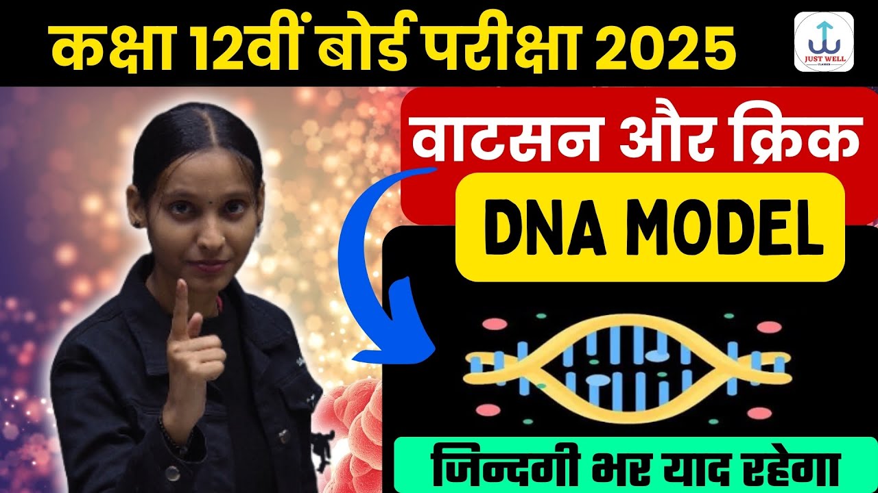Watson and Crick's model of Dna | Dna का वाटसन और क्रिक मॉडल | structure of dna | Dna Ka Model