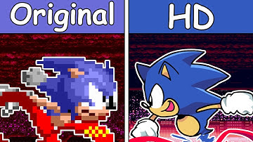 Prey Original Vs HD (Vs Sonic.EXE) - FNF