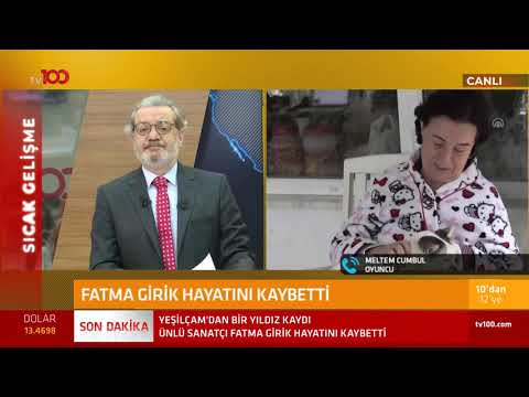 Meltem Cumbul: (Fatma Girik'e) Güzel kokulu kadın hayatını kaybetti