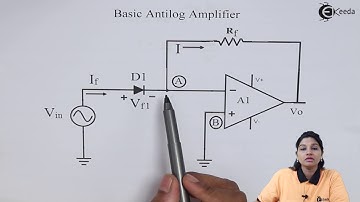 Basic Antilog Amplfier using Diode