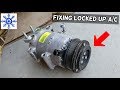 FIXING LOCKED UP AC COMPRESSOR