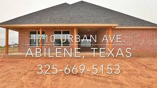 1710 Urban Ave. Abilene, Texas Home for Sale | 325-370-9960