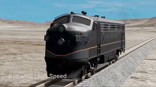 Epic Trains vs Impossible Zig Zag Crashes 61 – BeamNG.drive | BeamNG High Speed