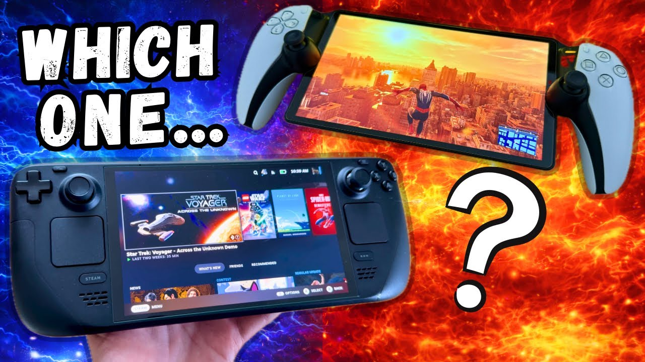 Steam Deck OLED против PlayStation Portal