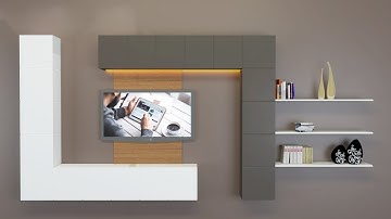 tutorial on modeling a tv wall unit in 3dsmax and vray | cg deep