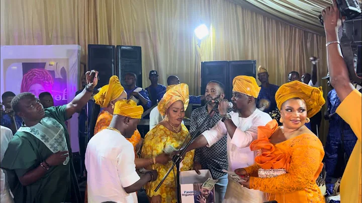 TOYIN TOMATOE SND LAIDE BAKARE ON STAGE WITH PASUMA AT THE 78TH BIRTHDAY CELEBRATION OF MAMA EREKO