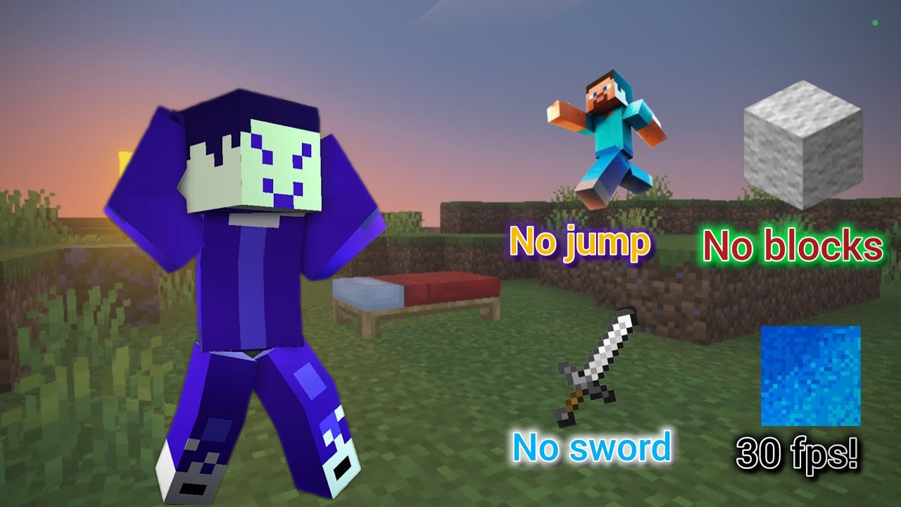 I am playing HIVE Bedwars without sword! 😢| It's too hard in MOBILE