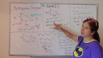 Pre-Algebra: Pythagorean Theorem (9.3)