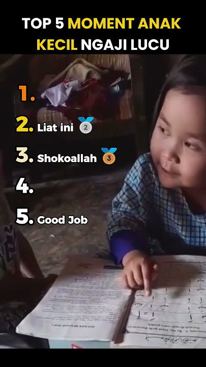 Top 5 Moment Lucu Bocil Ngaji 🤣 #shorts