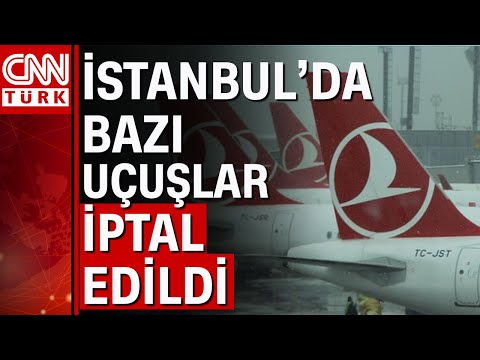 THY duyurdu: 49 uçuş iptal edildi... Seyahat öncesi uçuş durumu kontrol edilmeli