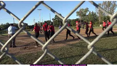 Tyra Henderson 2 Home Runs on 9/27/2018 against Ma...