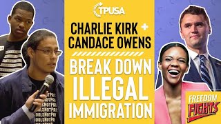 Charlie Kirk + Candace Owens Slam Open Borders | Does Illegal Immigration Hurt The Black Community?
