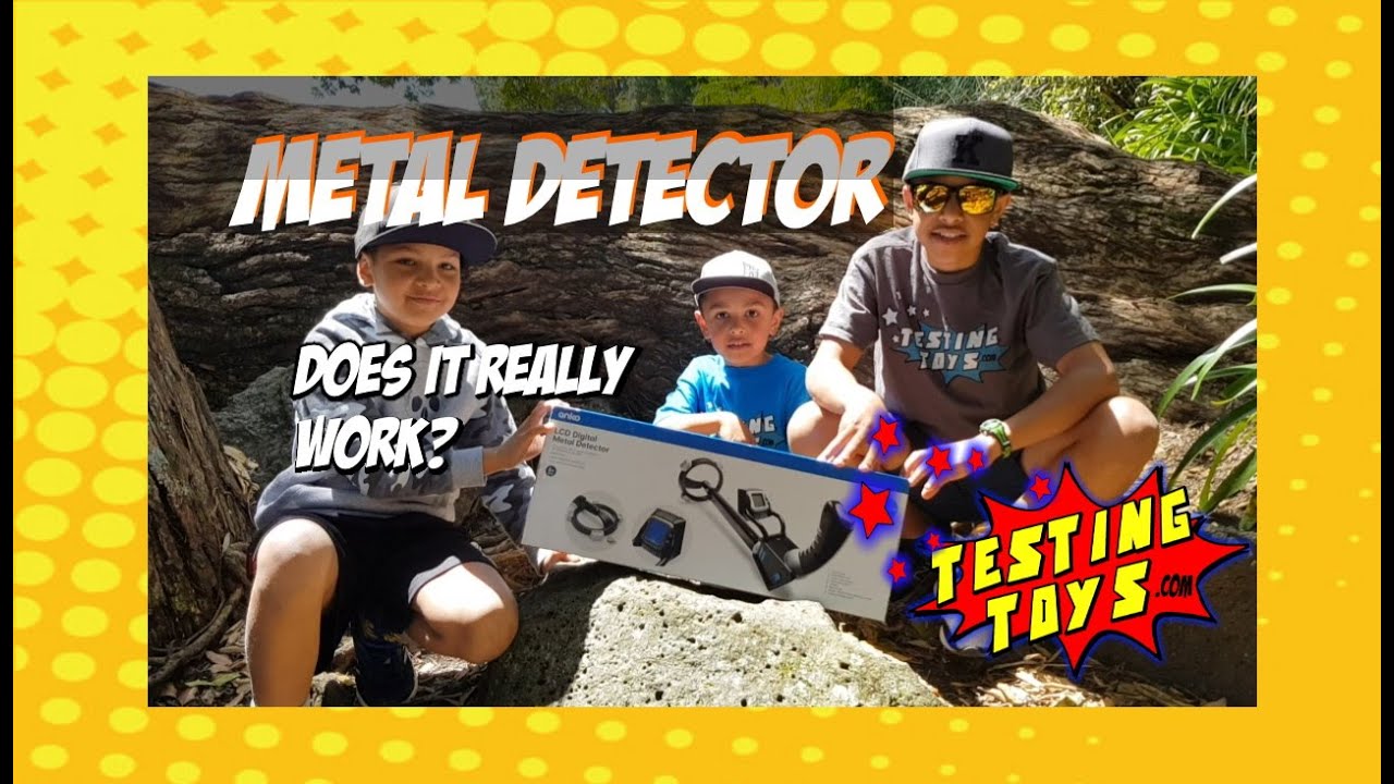 How to use a Metal Detector - DOES THIS THING REALLY WORK? - with TestingToys.com