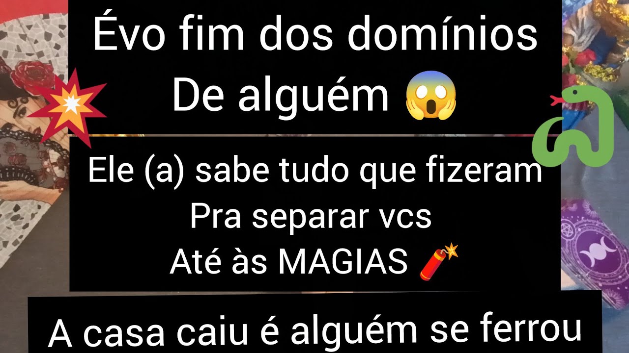 💥😱É O FIM DOS DOMINIOS DE ALGUÉM?ELE(A) SABE O QUE FIZERAM PRA SEPARAR VCS ATE AS MAGIAS?A CASA CAIU