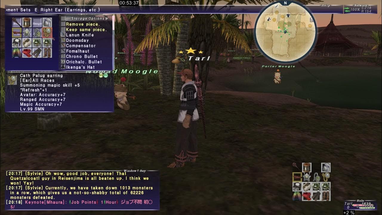 FFXI my Summoner macros YouTube