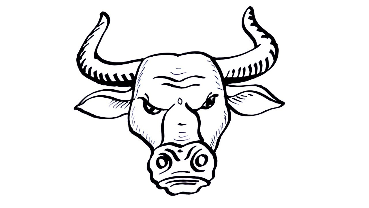 Angry Bull Head Stock Vector | Adobe Stock