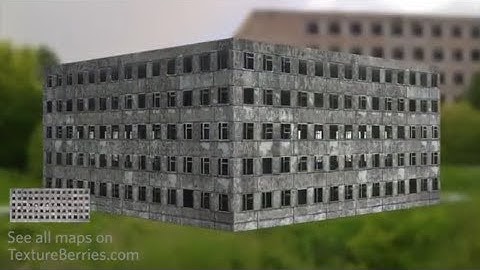 📸 Facade with broken windows - 08, TEXTURE for 3Ds Max, Unreal Engine, Unity