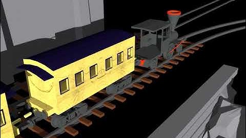 train, blender 3d, blender physics