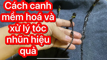 CHIA SẺ CÁCH CANH MỀM HOÁ DUỖI VÀ CÁCH XỬ LÝ TÌNH HUỐNG BỊ NHŨN TÓC_ NGỌC TÓC
