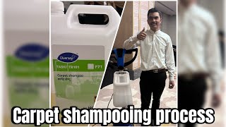 Carpet Shampooing Process | Housekeeping | Carpet shampooing| Housekeepers