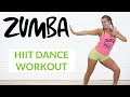 Zumba dance style hiit workout